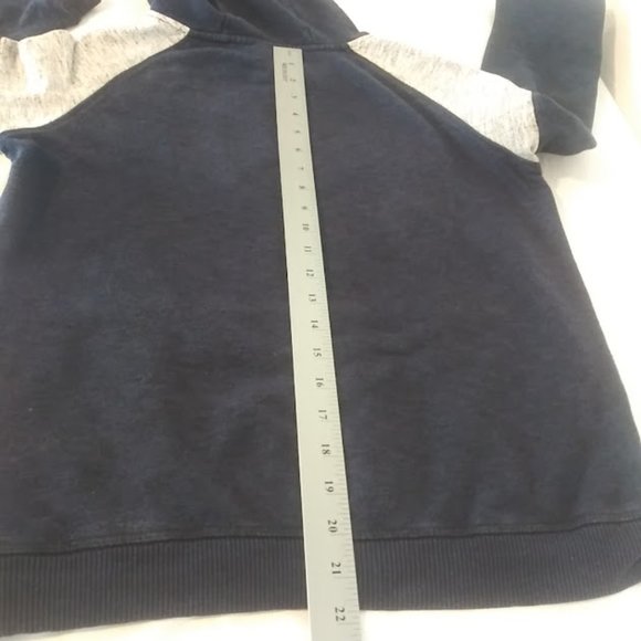 Denver Broncos boy's youth size L 10-12 navy blue and white hoodie sweater - Picture 10 of 10